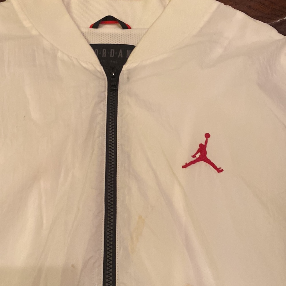 Mens Jordan Tracksuit Jacket Warm Up Material With Me… Gem